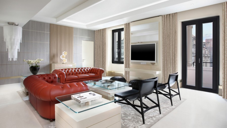 Luxus szálloda nappalija