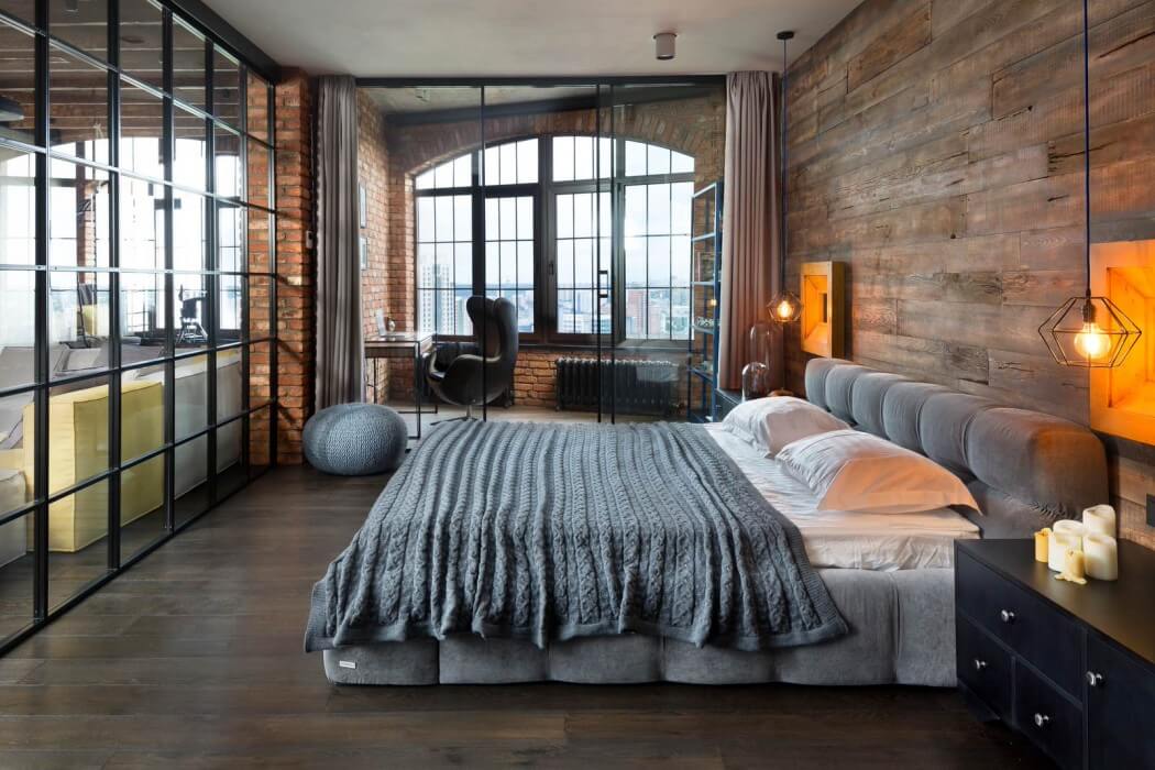 Loft lakás ágy